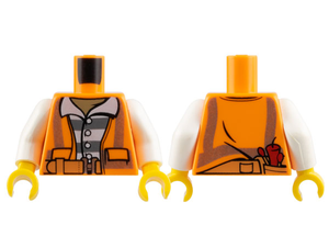 LEGO® los onderdeel Lijf met Motief Oranje 973pb2605c01