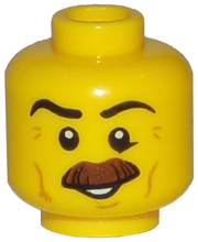 LEGO® los onderdeel Hoofd in kleur Geel 3626cpb1748
