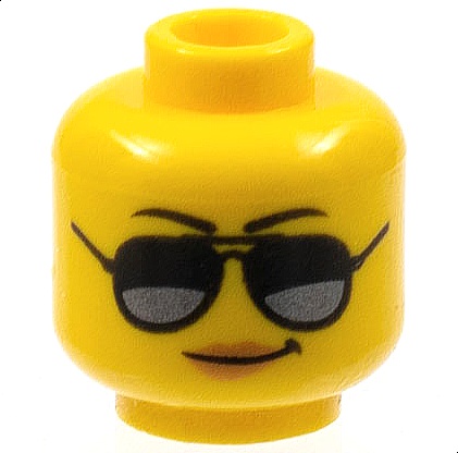 LEGO® los onderdeel Hoofd in kleur Geel 3626cpb1778