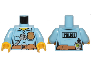 LEGO® Lijf met Motief Helder Lichtblauw 973pb2663c01