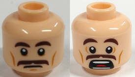 LEGO® los onderdeel Hoofd in kleur Lichte Noga 3626pb1743