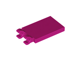 LEGO® los onderdeel Tegel Aangepast in kleur Magenta 30350b