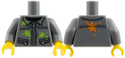 LEGO® Lijf met Motief Donker Blauwachtig Grijs 973pb1405c01