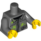 LEGO® Lijf met Motief Donker Blauwachtig Grijs 973pb1405c01