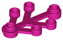LEGO® los onderdeel Plant & Struik in kleur Magenta 2423