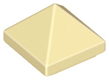 LEGO® los onderdeel Dakpan Algemeen in kleur Geelbruin 22388