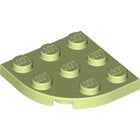 LEGO® los onderdeel Plaat Rond Geelachtig Groen 30357