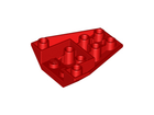 LEGO® los onderdeel Wig in kleur Rood 13349
