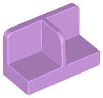 LEGO® los onderdeel Paneel in kleur Medium Lavendel 93095