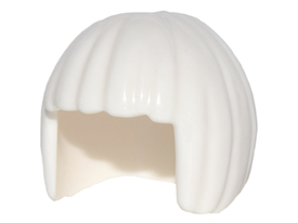 LEGO® los onderdeel Haar in kleur Wit 62711