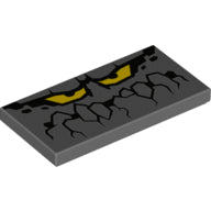 Plaatje in Gallery viewer laden, LEGO® Tegel met Motief Donker Blauwachtig Grijs 87079pb0407