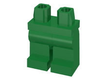 Plaatje in Gallery viewer laden, LEGO® los onderdeel Benen in kleur Groen 970c00