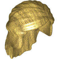 LEGO® los onderdeel Haar in kleur Parel Goud 59363