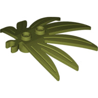 Plaatje in Gallery viewer laden, LEGO® los onderdeel Plant &amp; Struik in kleur Olijfgroen 10884