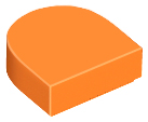 LEGO® los onderdeel Tegel Rond in kleur Oranje 24246