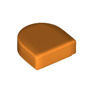 LEGO® los onderdeel Tegel Rond in kleur Oranje 24246