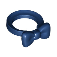 LEGO® los onderdeel Lijf Accessoire Donkerblauw 27151