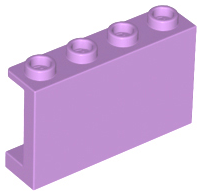 LEGO® los onderdeel Paneel in kleur Medium Lavendel 14718