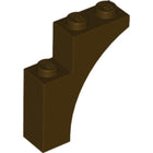 LEGO® los onderdeel Steen Boog in kleur Donker Bruin 13965