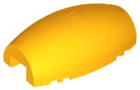 LEGO® los onderdeel Voorruit Helder Licht Oranje 10312