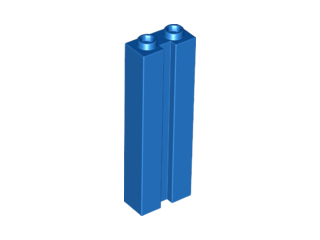 LEGO® los onderdeel Steen Aangepast in kleur Blauw 88393