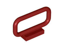 LEGO® los onderdeel Staaf in kleur Donkerrood 6187