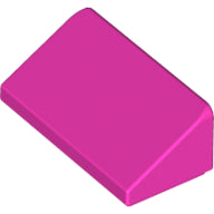 Plaatje in Gallery viewer laden, LEGO® los onderdeel Dakpan Algemeen Donker Roze 85984