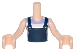 LEGO® los onderdeel Romp in kleur Lichte Noga FTGpb119c01