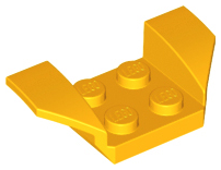LEGO® los onderdeel Spatbord Helder Licht Oranje 41854
