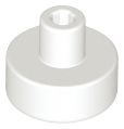 Plaatje in Gallery viewer laden, LEGO® los onderdeel Tegel Rond in kleur Wit 20482