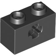Plaatje in Gallery viewer laden, LEGO® los onderdeel Technische Steen in kleur Zwart 32064