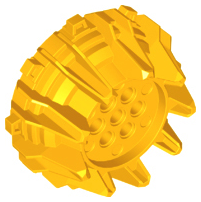 LEGO® los onderdeel Wiel in kleur Helder Licht Oranje 64712