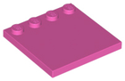 LEGO® los onderdeel Tegel Aangepast Donker Roze 6179