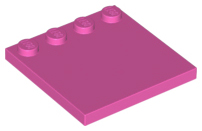 LEGO® los onderdeel Tegel Aangepast Donker Roze 6179