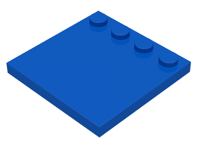 LEGO® los onderdeel Tegel Aangepast in kleur Blauw 6179