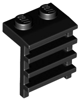 LEGO® los onderdeel Ladder in kleur Zwart 4175