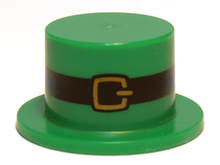 Plaatje in Gallery viewer laden, LEGO® los onderdeel Hoofddeksels in kleur Groen 3878pb01