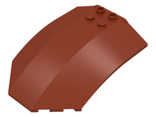 Plaatje in Gallery viewer laden, LEGO® los onderdeel Voorruit in kleur Roodachtig Bruin x224