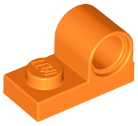 LEGO® los onderdeel Plaat Aangepast in kleur Oranje 11458