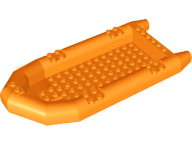 Plaatje in Gallery viewer laden, LEGO® los onderdeel Boot in kleur Oranje 62812
