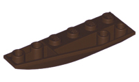 Plaatje in Gallery viewer laden, LEGO® los onderdeel Wig in kleur Donker Bruin 41765