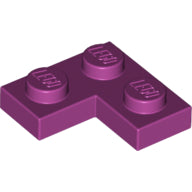 LEGO® los onderdeel Plaat Algemeen in kleur Magenta 2420