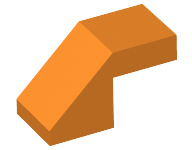 LEGO® los onderdeel Dakpan Algemeen in kleur Oranje 28192