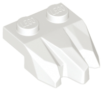 LEGO® los onderdeel Plaat Aangepast in kleur Wit 27261