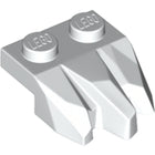 LEGO® los onderdeel Plaat Aangepast in kleur Wit 27261