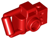 LEGO® los onderdeel Accessoire in kleur Rood 30089b