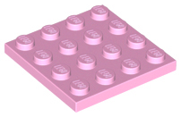 LEGO® los onderdeel Plaat Algemeen in kleur Fel Roze 3031