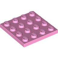 LEGO® los onderdeel Plaat Algemeen in kleur Fel Roze 3031