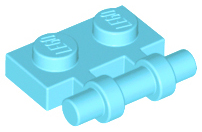 Plaatje in Gallery viewer laden, LEGO® los onderdeel Plaat Aangepast Medium Azuurblauw 2540