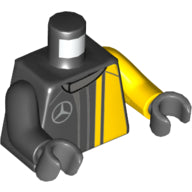 LEGO® los onderdeel Lijf met Motief Zwart 973pb2632c01